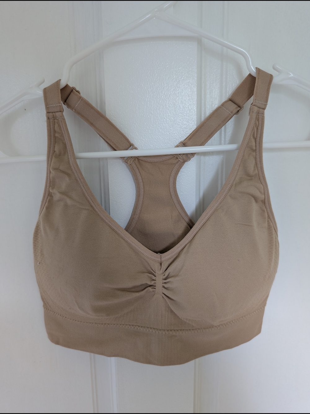 Seamless Nude Racerback Comfort Bra